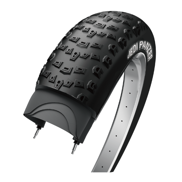 Edge Jedi Fatbike-d�k 20 x 4,00" / 100-406 Sort