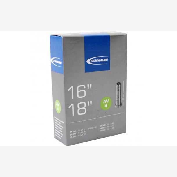 Tube Schwalbe AV4 16-18" / 28/37-340/355 - 40mm valve