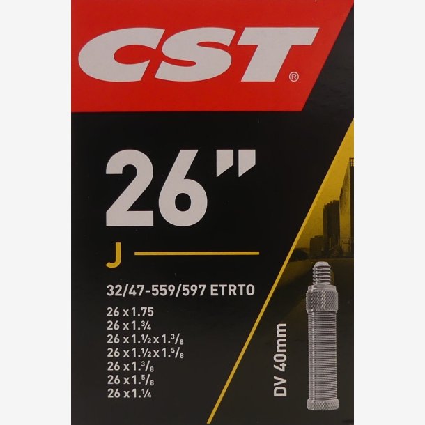 Tube CST DV40mm - 26 x 1.50-2.50" - 40/62-559 mm