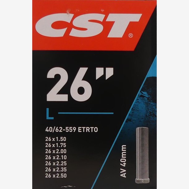 Tube CST AV40mm 26 x 1.50-2.50" - 40/62-559 mm