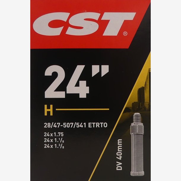 Tube CST DV40mm 24 x 1.10-1.75" - 28/47-507/541 mm