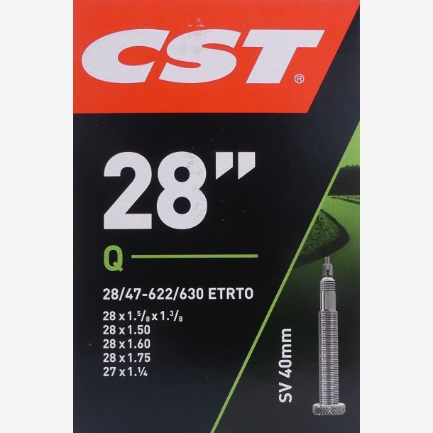 Tube CST SV40mm - 28 x 1.10-1.75" - 28/47-622 mm