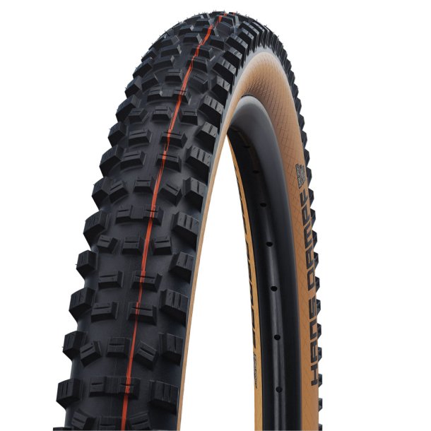 Foldable Dk Schwalbe Hans Dampf Super Trail 29 x 2.35" / 60-622 mm - bronze sidewall
