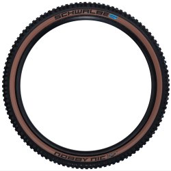 Foldable Dk Schwalbe Nobby Nic Super Ground 27.5 x 2.40" / 62-584 mm - bronze sidewall