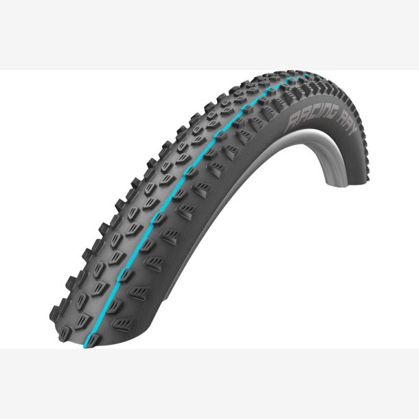 Foldable Dk Schwalbe Racing Ray Super Ground 27.5 x 2.25" / 57-584 mm - black