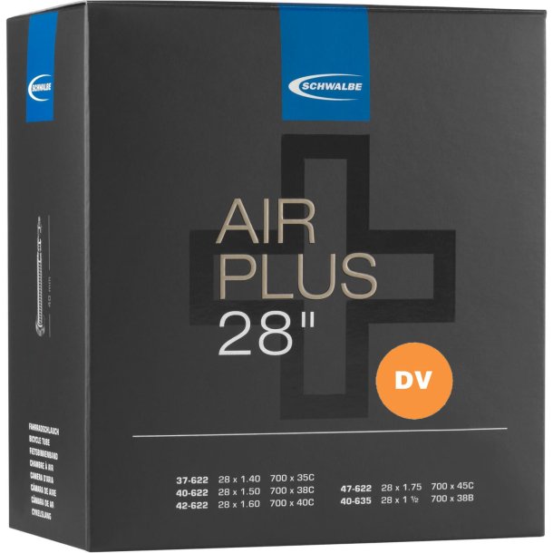Slange Schwalbe DV17AP Air Plus 28" / 37/47-622/635 - 40mm valve