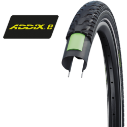 Dk Schwalbe Energizer Plus Tour GreenGuard 28 x 1.50" / 40-622 mm - black with reflection