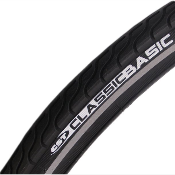 Dk CST Basic 26 x 1 3/8" / 37-590 mm - black with reflection
