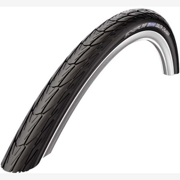 Dk Schwalbe Delta Cruiser Plus PunctureGuard 26 x 1 3/8" / 37-590 mm - black with reflection