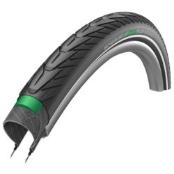 Dk Schwalbe Energizer Plus GreenGuard 28 x 1.40" / 37-622 mm - sort med refleks