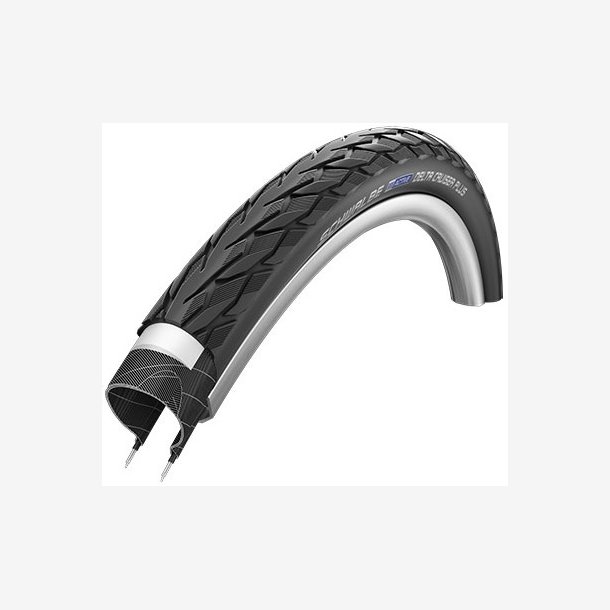 Dk Schwalbe Delta Cruiser Plus K-Guard 28 x 1.25" / 32-622 mm - black with reflection