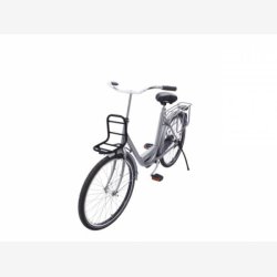 Frontlad til 16-28" Steco med V-bremsebeslag 18 x 20 x 20 cm - matsort