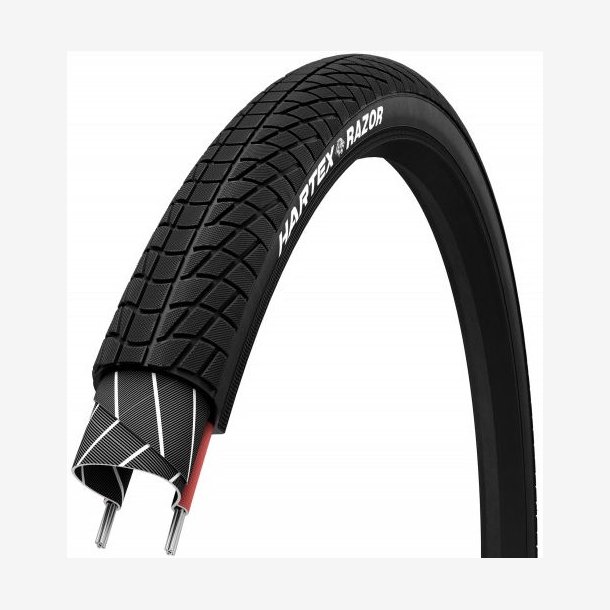 Fatbike dk Urban Proof Fat Tire Razor Normal 20 x 4,00" / 100-406 mm - sort