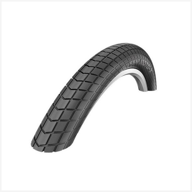 Dk Schwalbe Super Moto-X DD GreenGuard 20 x 2,40" / 62-406 mm - sort med refleks