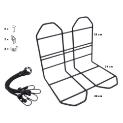 WIDENING-PIECE OF STEEL WITH SIDE-SUPPORT FOR LUGGAGE CARRIER BLACK