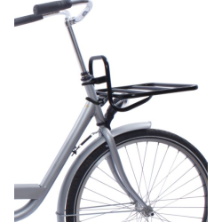 Frontbagagebrer Steco Transport 45x30cm med headset montering - mat sort