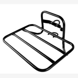 Frontbagagebrer Steco Transport 45x30cm med headset montering - mat sort