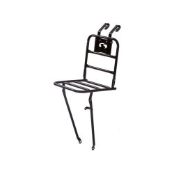 Frontlad Steco Comfort til 20-24" cykel 20 x 20 cm - blank sort