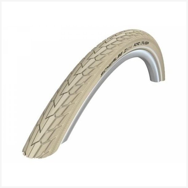 D�k Schwalbe Road Cruiser K-Guard 26 x 1,75" / 47-559 mm - cremehvid med refleksion