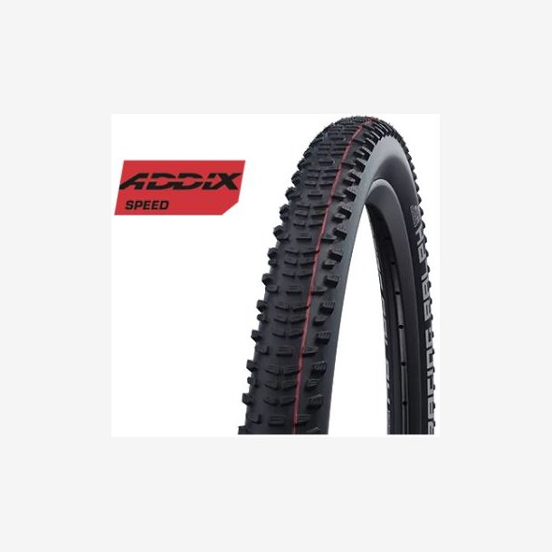 Foldable Dk Schwalbe Racing Ralph Addix Speed Super Ground 27.5 x 2.25" / 57-584 mm - black