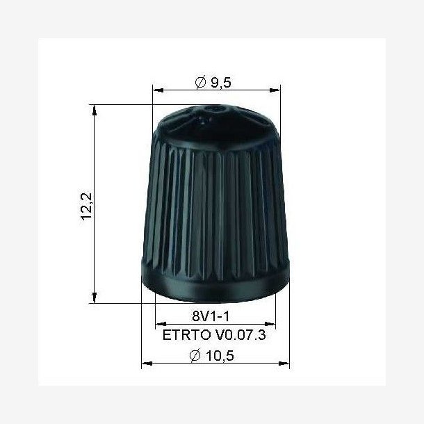 Valve Cap AV Alligator (25 pieces)