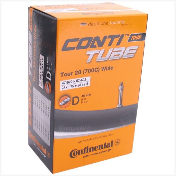 Slange Continental 28" Tour Wide 54-584->62-622 - DV40mm ventil
