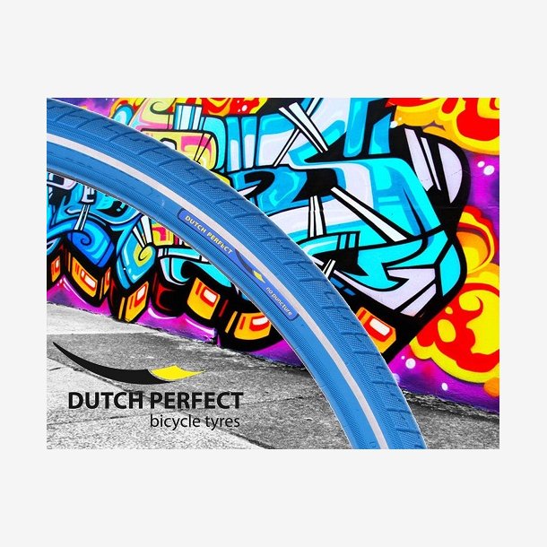 Dk Dutch Perfect 28 x 1.40" / 40-622 non-puncture - blue with reflection