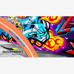 Dk Dutch Perfect 28 x 1.40" / 40-622mm non- puncture - orange with reflection
