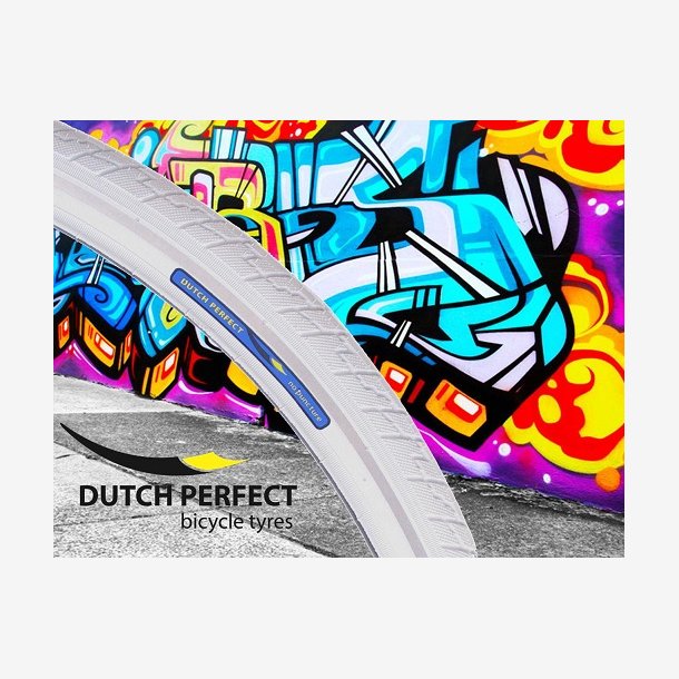 Dk Dutch Perfect 28 x 1.40" / 40-622mm non- puncture - white with reflection