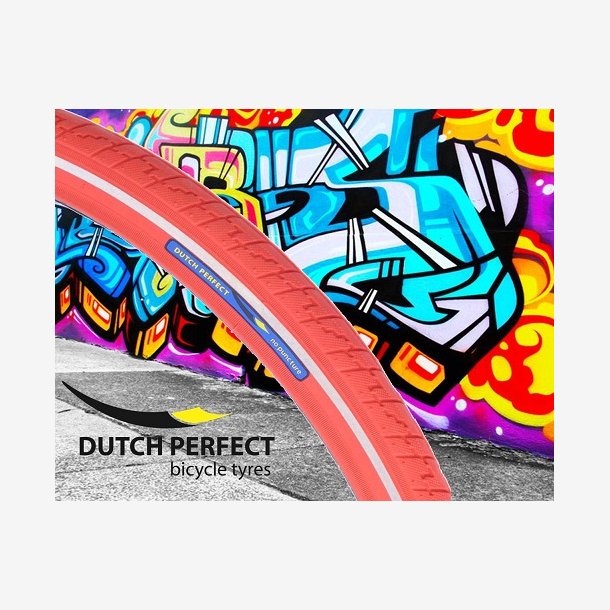 Dk Dutch Perfect 28 x 1.40" / 40-622mm non- puncture - red with reflection