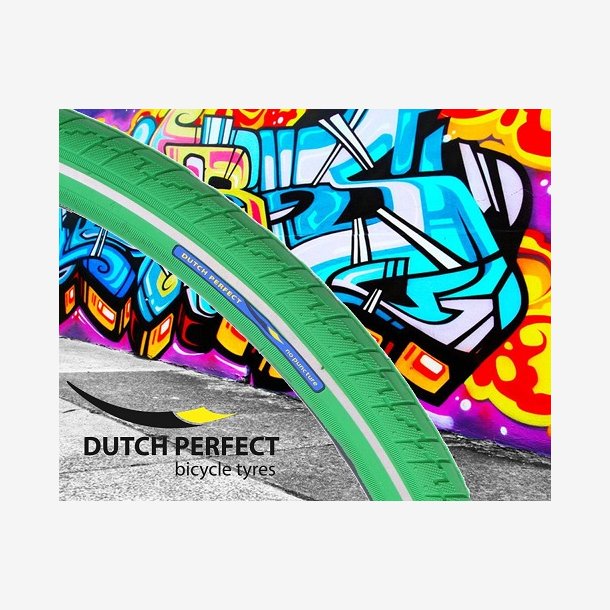 Dk Dutch Perfect 28 x 1.40" / 40-622mm non- puncture - green with reflection