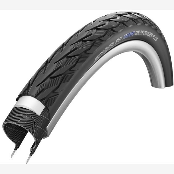 Dk Schwalbe Delta Cruiser Plus Puncture Guard 28 x 1.10" / 28-622 mm - black with reflection