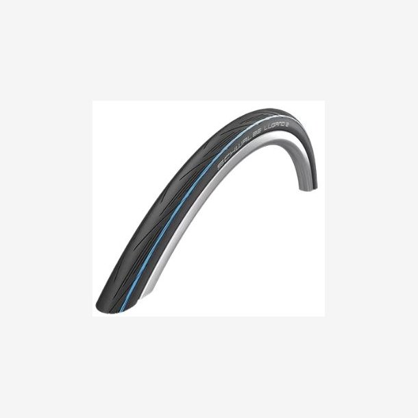 Dk Schwalbe Lugano 2 K-Guard 28 x 1.00" / 25-622 mm - black with blue stripes