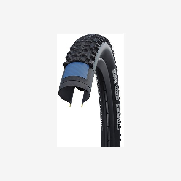 Foldable Dk Schwalbe Smart Sam DD RaceGuard 29 x 2.60" / 65-622 mm - black