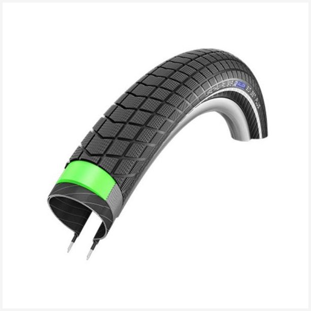 Schwalbe Dk Big Ben Plus 20 X 2,15 - sort med refleksstrimmel