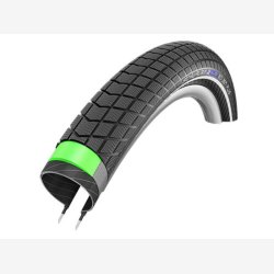 Dk Schwalbe Big Ben Plus DD/GreenGuard 20 x 2.15"/ 55-406 - sort med refleksion