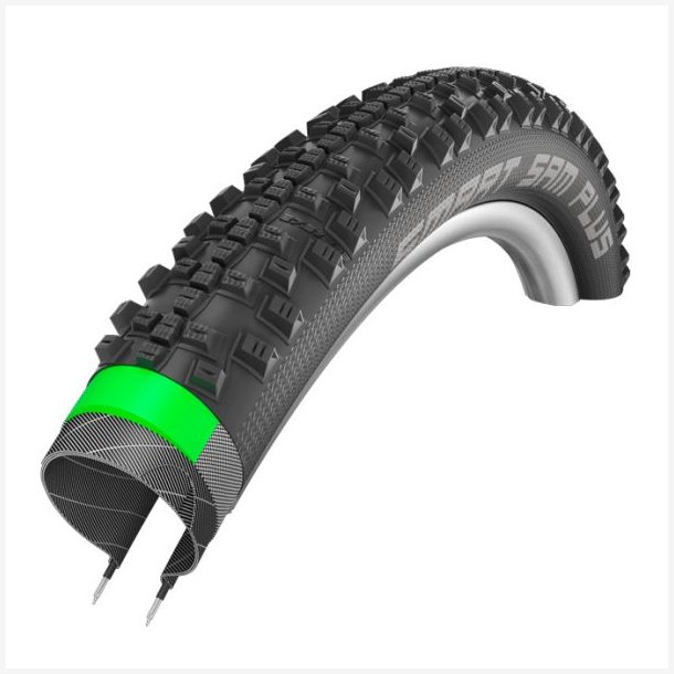 Dk Schwalbe Smart Sam Plus DD/GreenGuard 26 x 2,25"/ 57-559 - sort