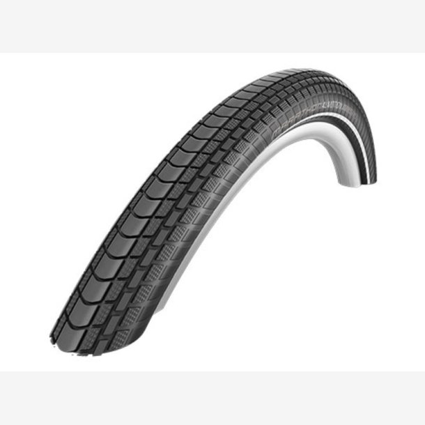 Foldable Dk Schwalbe Marathon Almotion V-Guard 28 x 2.15"/55-622mm - black with reflection