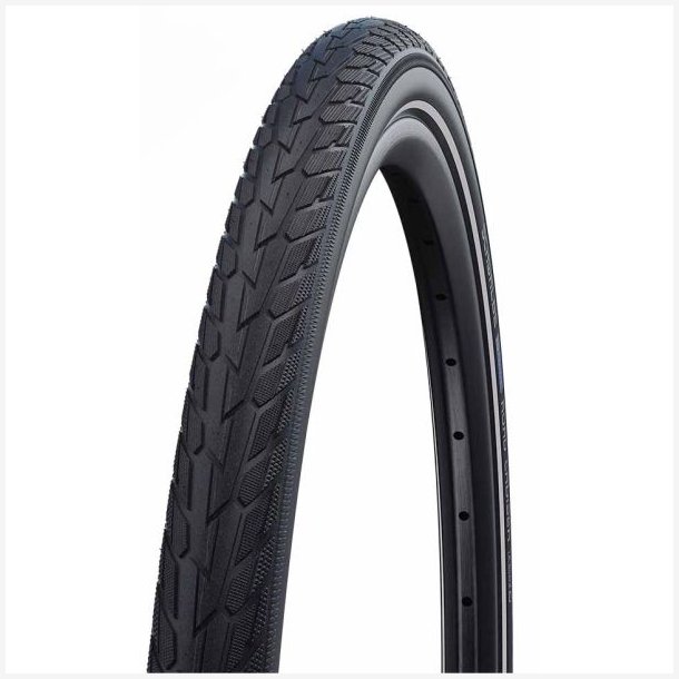 D�k Schwalbe Road Cruiser K-Guard 20 x 1,75" / 47-406 - sort med refleksion