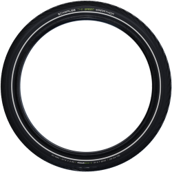 Dk Schwalbe Green Marathon GreenGuard 28 x 2,00"/50-622 mm - sort med refleks
