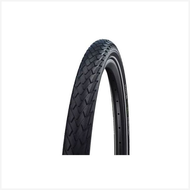 D�k Schwalbe Green Marathon GreenGuard 28 x 1,10" / 28-622 mm - sort med refleksion