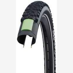 Dk Schwalbe Smart Sam Plus DD/GreenGuard 29 x 2,25" / 57-622 mm - sort med refleks