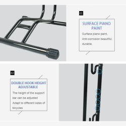 Cykelstativ 3-i-1 Edge L-position til 1-cykel