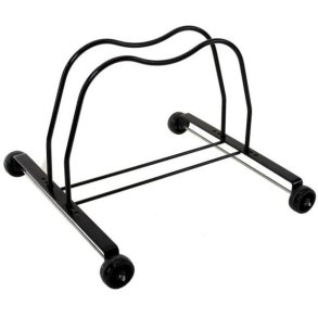 Cykelstander st�l sort med 4 hjul