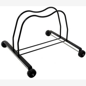 Cykel display st�l st�l sort m/4 hjul