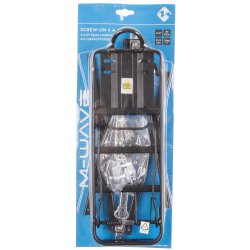 Bagagebrer 26/28" M-Wave Screw-On II - sort