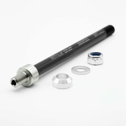 Gennemgende aksel til cykeltrailer Radoxx TA002 M12 x 1 lngde 217-229mm