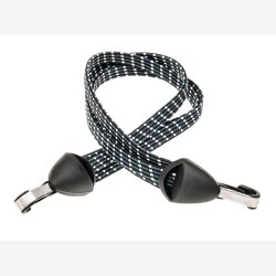 Bagagebrerstrop Trio Bibia med krog i rustfrit stl - sort/hvid/gr