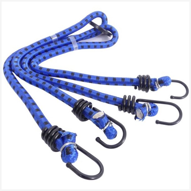 Spider bagagerem med 4 kroge Edge 10 x 65 - bl/sort