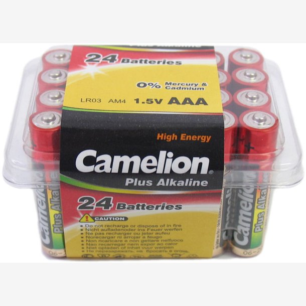 BATTERY 1.5V PENLITE 'AAA'   BOX=24pieces CAMELION ALKALINE